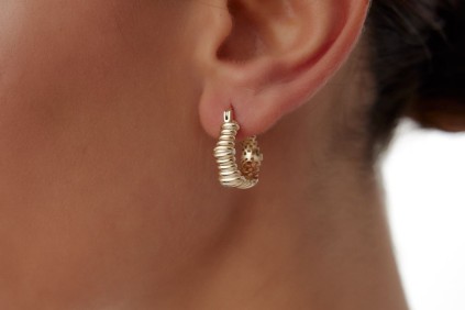 Çizgi Tasarım Küpe