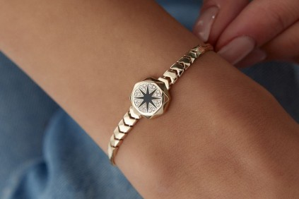 Kutup Yıldız Taşlı Bileklik