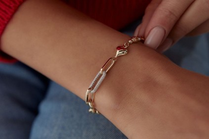 Ataç Sonsuz Kalp Tasarım Bileklik