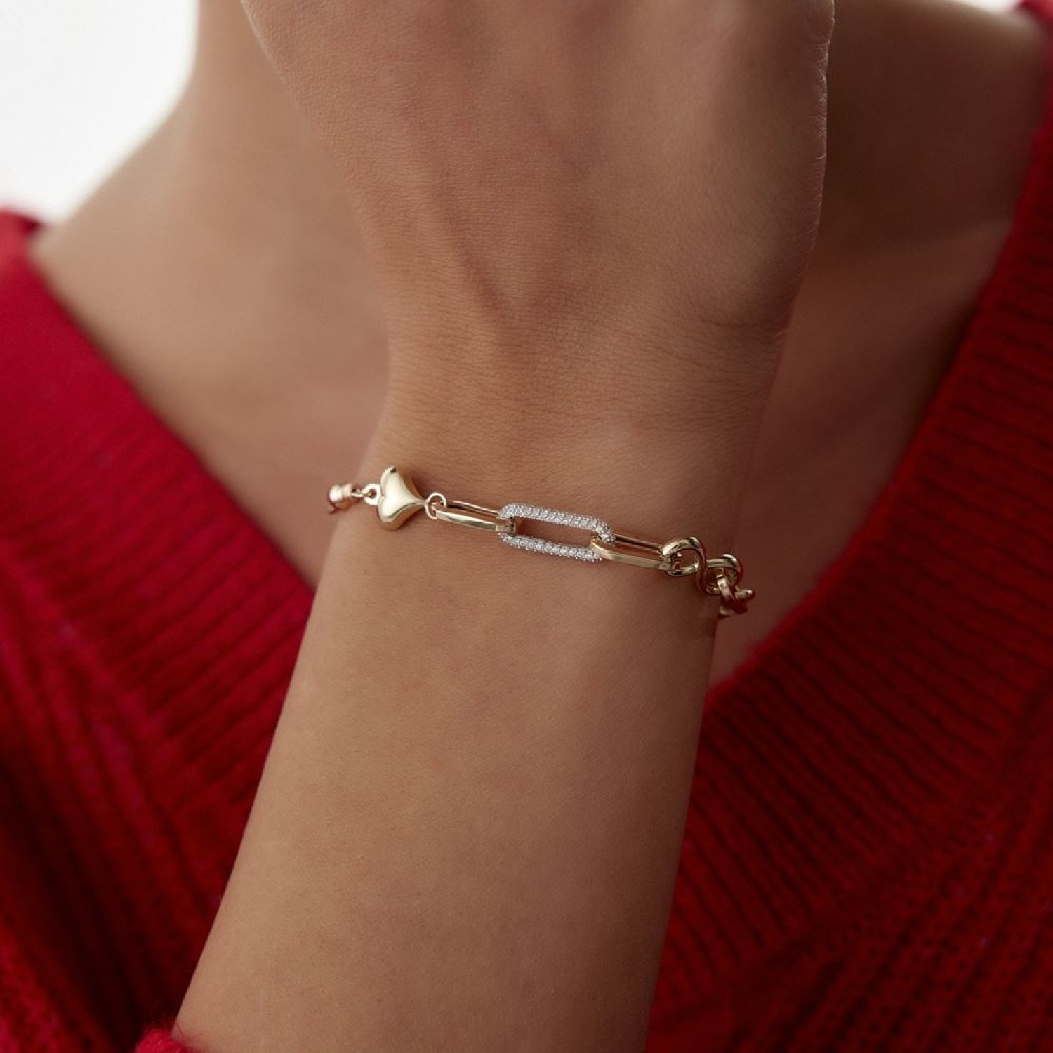 Ataç Sonsuz Kalp Tasarım Bileklik