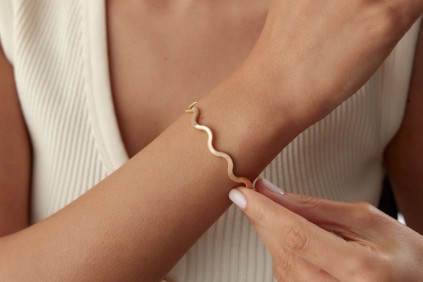 Füzyon Ajda Zikzak Bilezik