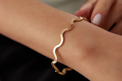 Füzyon Ajda Zikzak Bilezik