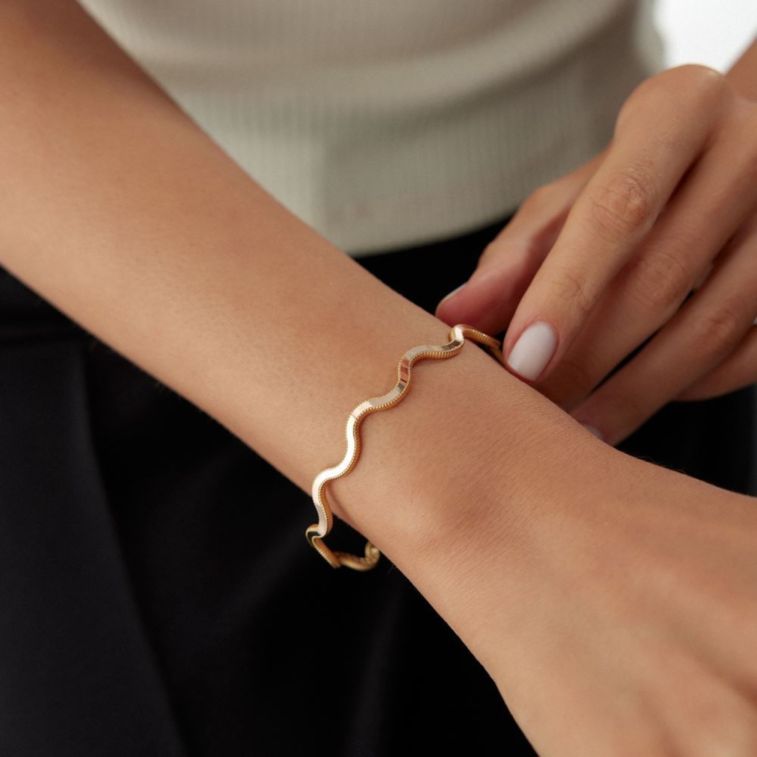 Füzyon Ajda Zikzak Bilezik