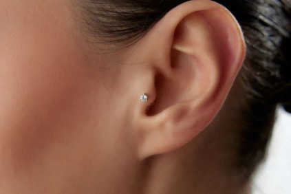 Baget Taşlı Piercing