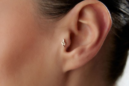 Yılan Tasarım Piercing