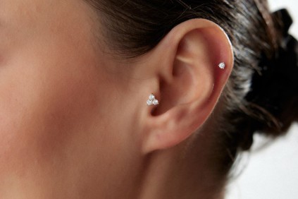 Baget Taşlı Piercing