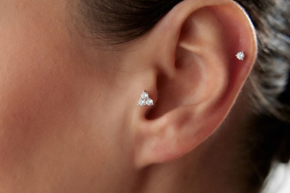 Baget Taşlı Piercing