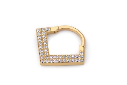 Köşeli Baget Taşlı Helix