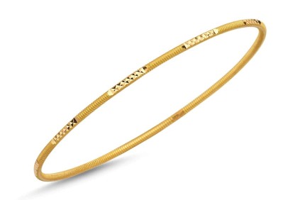 9 Gr Ajda Oluklu 22 Ayar Bilezik