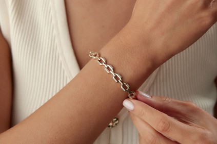 Tasarım Taşlı Kelepçe