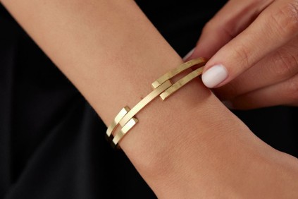 Kırmızı Kaburga Tekli Kelepçe