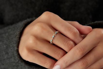 Firuze Taşlı Yüzük