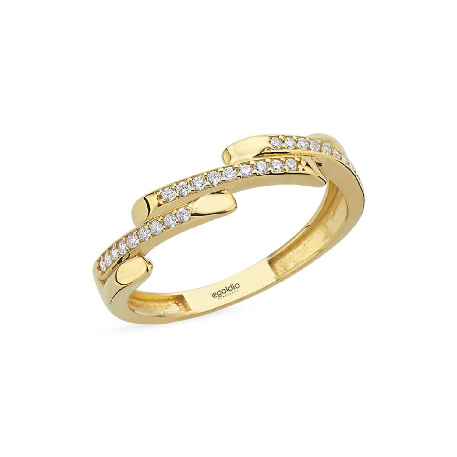 Çubuk Tasarım Taşlı Yüzük