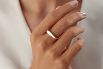 Köşeli Geometrik Yüzük