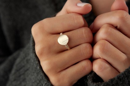 Burgu Plaka Tasarım Yüzük