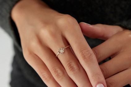 Çark Taşlı Yüzük