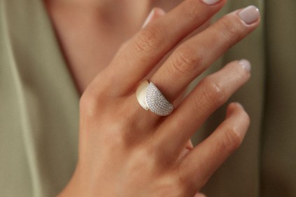 Kalemli Taşlı Yüzük