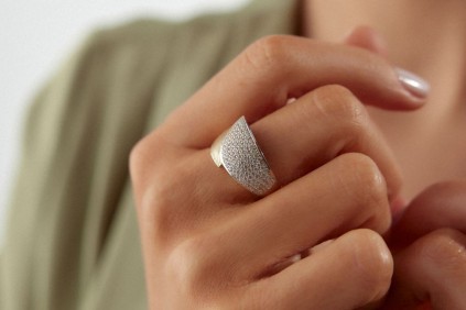 Kalemli Taşlı Yüzük