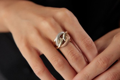 Üç Renk Halka Yüzük