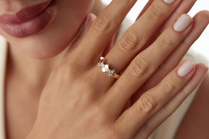 Petek Taşlı Yüzük