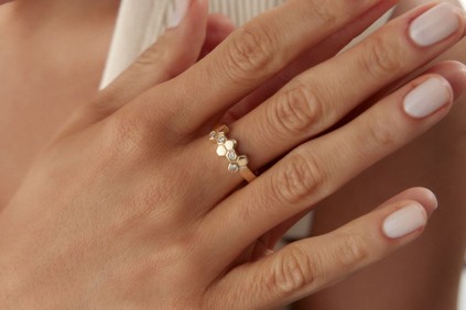 Petek Taşlı Yüzük