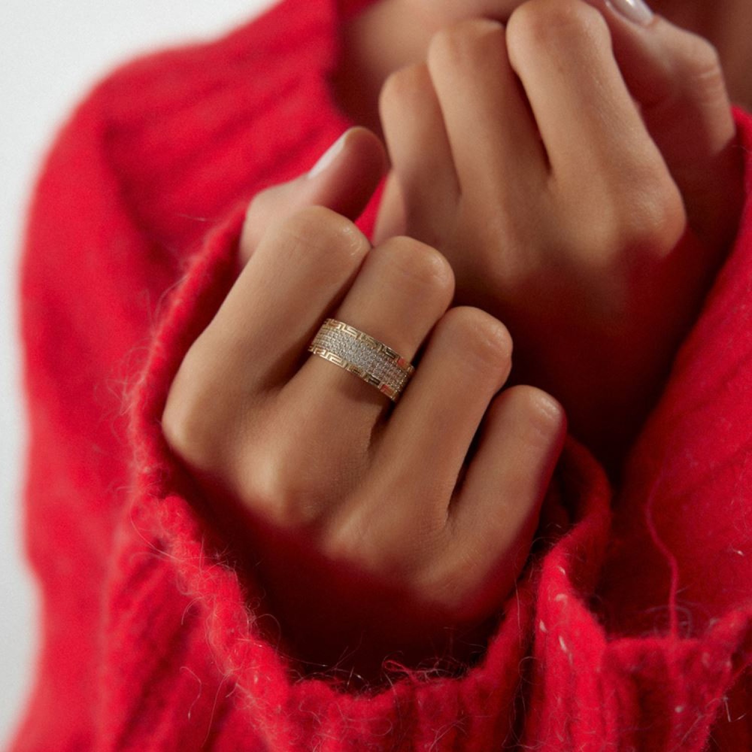 Grek Taşlı Yüzük