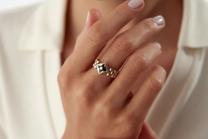 Yonca Mineli Burgu Yüzük