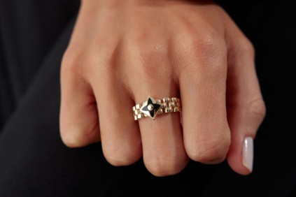 Yonca Mineli Burgu Yüzük