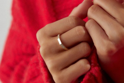 Altıgen Taşlı Yüzük