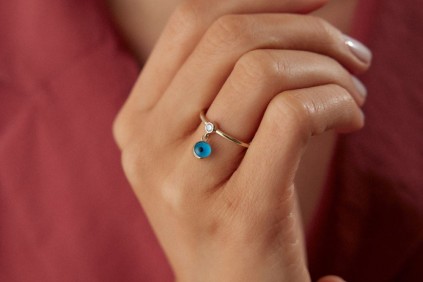 Nazar Boncuklu Yüzük