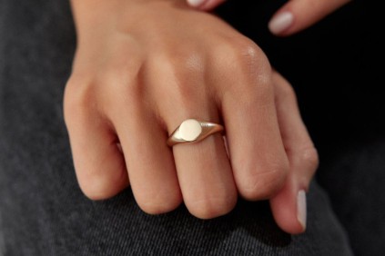 Oval Şövalye Yüzük