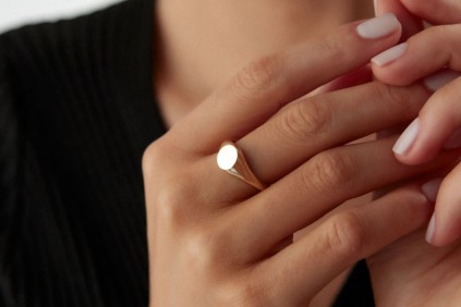 Oval Şövalye Yüzük