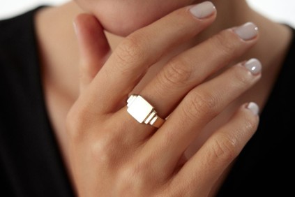 Kare Tasarım Yüzük