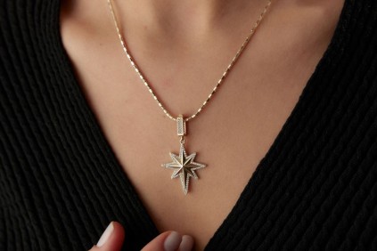 Kutup Yıldızı Kolye Ucu