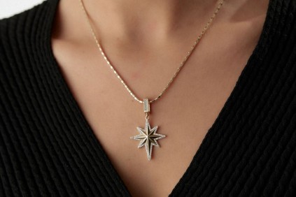 Kutup Yıldızı Kolye Ucu