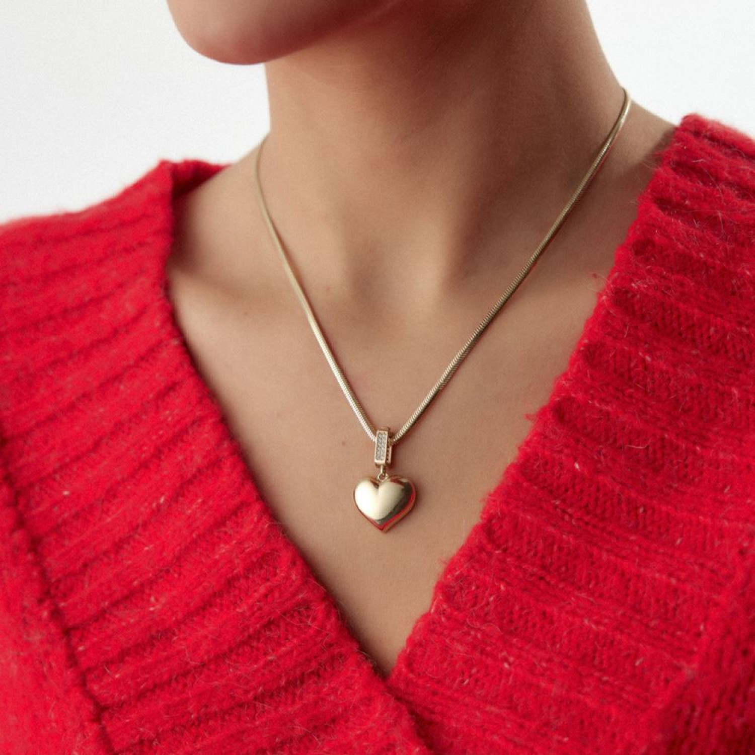 Kalp Charm Kolye Ucu