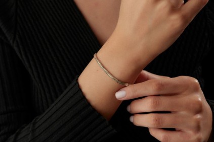 İtalyan Oluklu Balıksırtı Bileklik