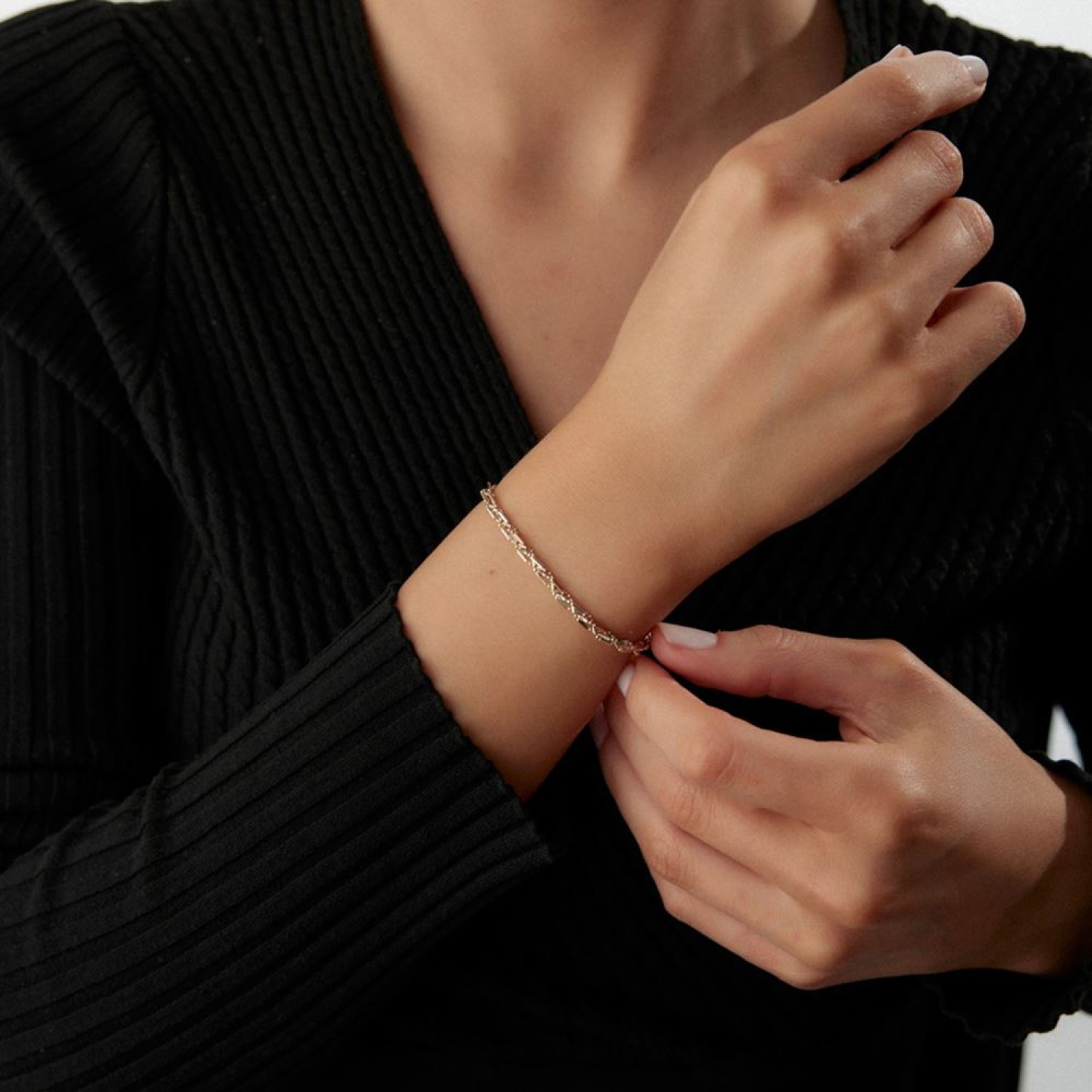 İtalyan Üç Renk Burgu Tasarım Bileklik