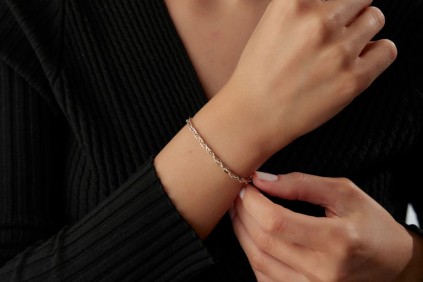 İtalyan Üç Renk Burgu Tasarım Bileklik