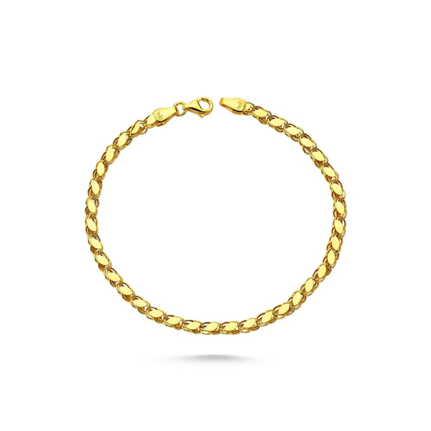 Pullu Zincir Bileklik 19 Cm