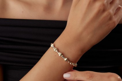 Silindir Dorika Halka Zincir Bileklik