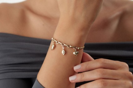 Kalp Yunus Prizma Tasarım Dorika Bileklik