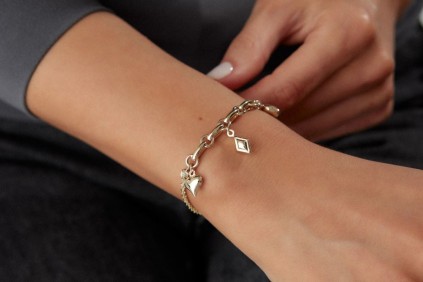 Kalp Yunus Prizma Tasarım Dorika Bileklik