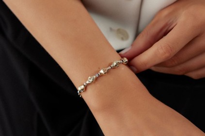 Silindir Dorika Kalemli İki Renk Bileklik