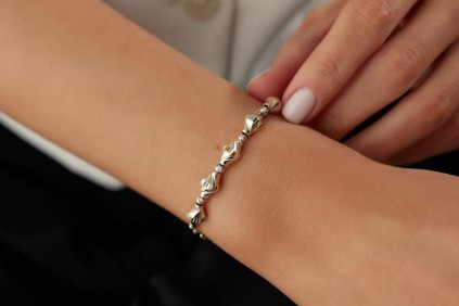 Silindir Dorika Kalemli İki Renk Bileklik