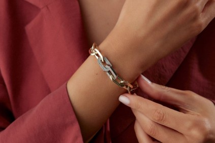 Desenli Taşlı Bileklik