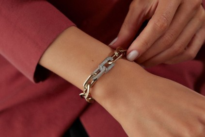 Desenli Taşlı Bileklik