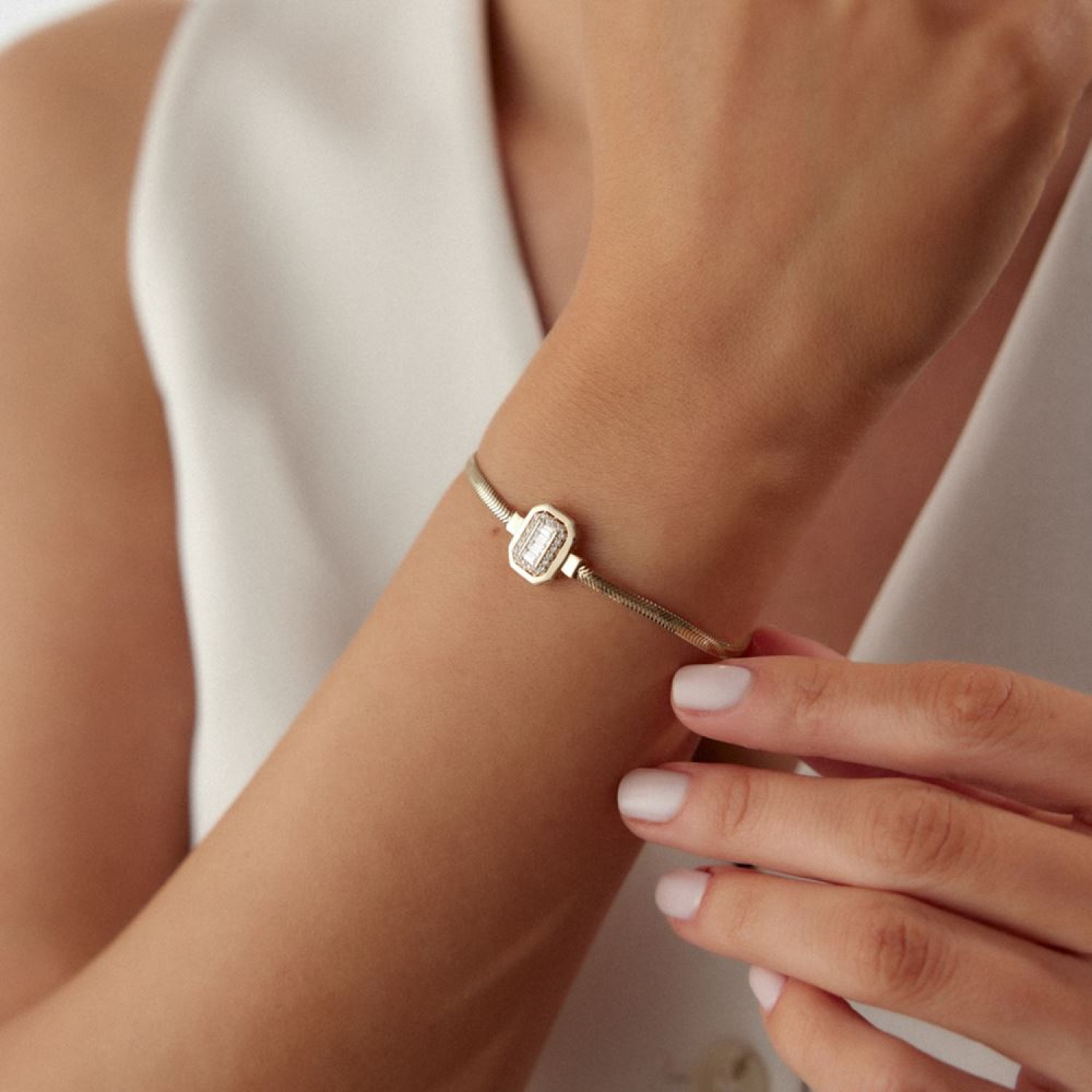 Baget Balıksırtı Bileklik