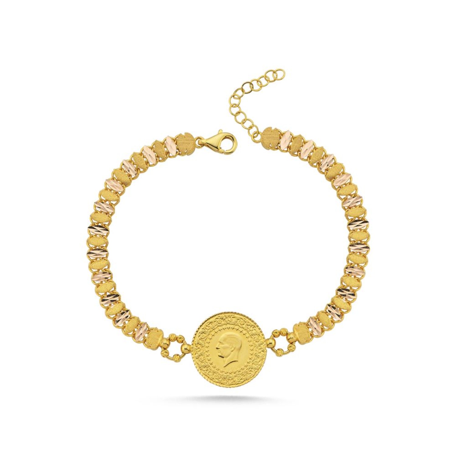 Kırmızı Çeyrekli Bileklik