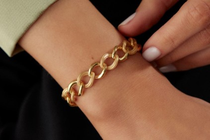 Kırmızı Samanyolu Tekli Bileklik